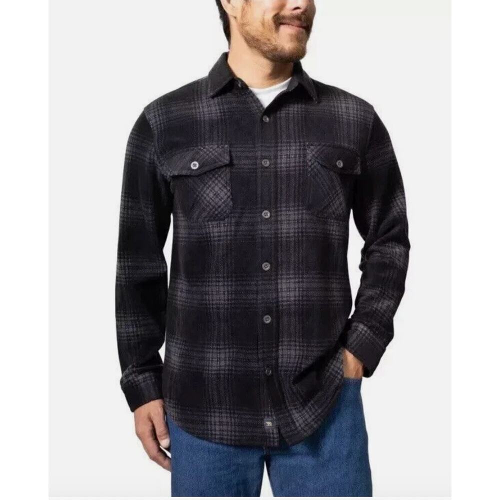 Freedom Foundry Men's Lightweight Fleece Shirt Jacket Medium
